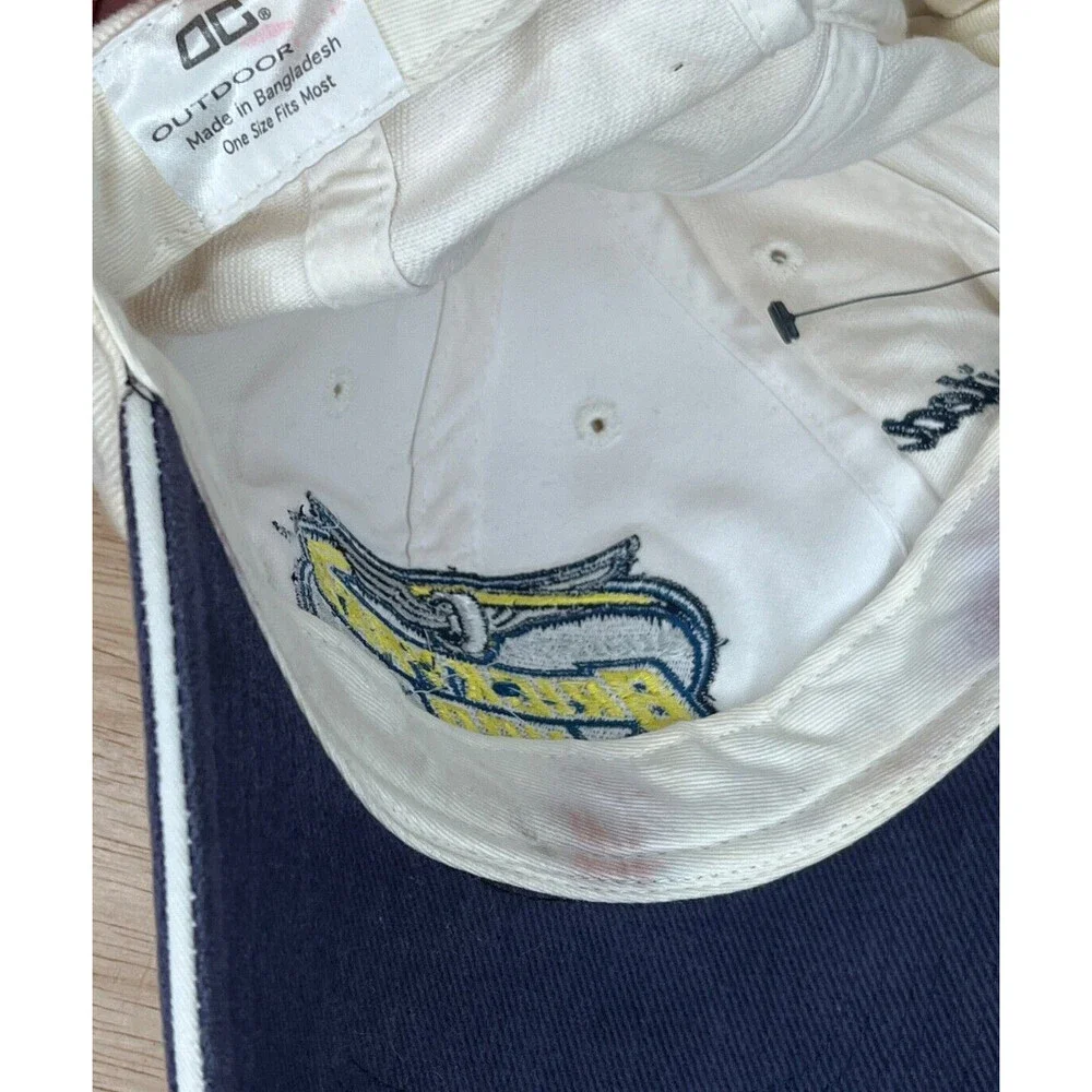 Brick Yard 400 Hat Mens White Adjustable Strap‎ Baseball Cap Nascar Indy Sports
